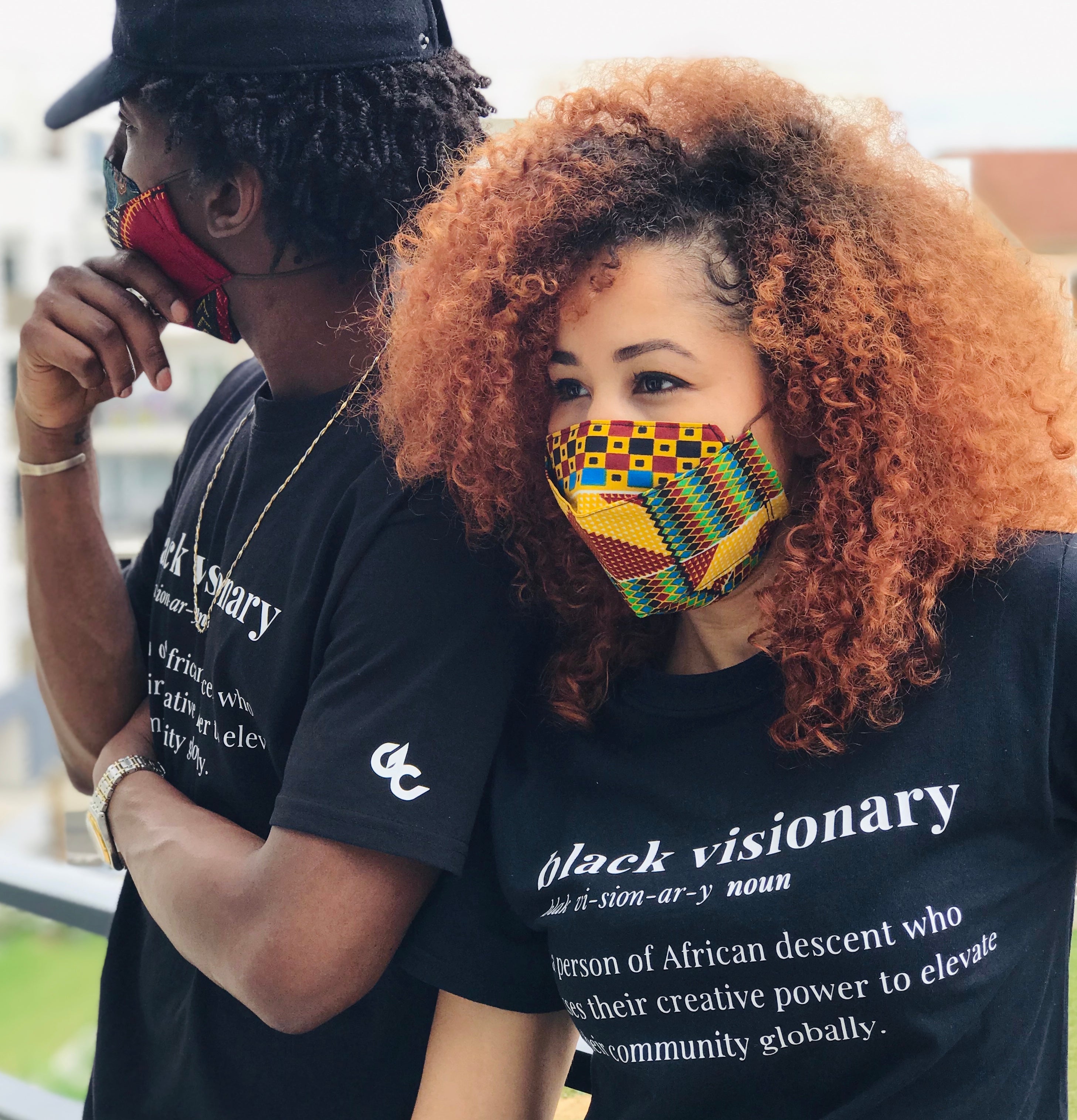 Black Visionary Unisex T-Shirt- Black