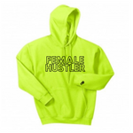 Female Hustler Hoodie - Neon Green