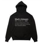 Black Visionary Hoodie- Black