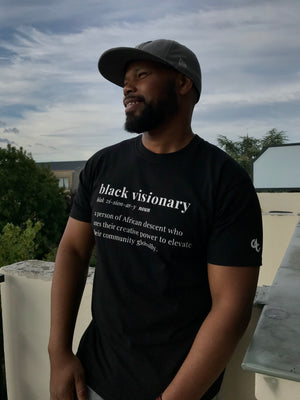 Black Visionary Unisex T-Shirt- Black