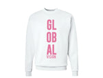 Global Vision Unisex Sweatshirt- WHITE